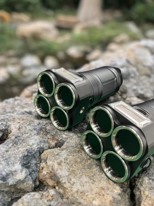 WAY TOOL COOL UV LED Flashlight 365nm torch lanterna 4 LEDS lamp Fan Dissipate heat function